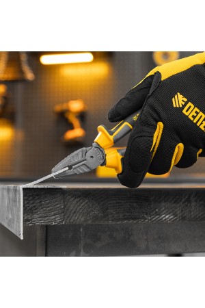 Плоскогубцы комбинированные 180 мм, трехкомпонентные рукоятки Denzel