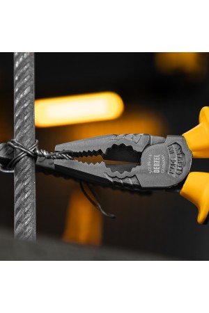 Плоскогубцы комбинированные 205 мм, трехкомпонентные рукоятки Denzel