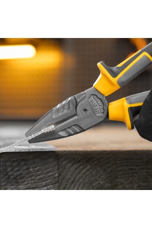 Плоскогубцы комбинированные 205 мм, трехкомпонентные рукоятки Denzel