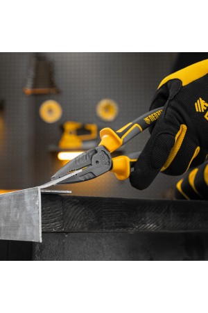 Плоскогубцы комбинированные 205 мм, трехкомпонентные рукоятки Denzel