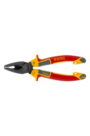 Плоскогубцы комбинированные, диэлектрические трехкомпонентные рукоятки до 1000 В, 165 мм Denzel