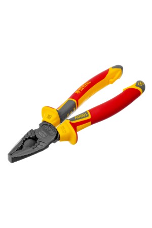 Плоскогубцы комбинированные, диэлектрические трехкомпонентные рукоятки до 1000 В, 180 мм Denzel