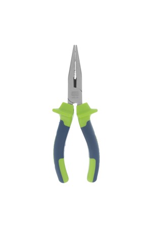 Длинногубцы прямые, 160 мм, двухкомпонентные рукоятки Сибртех