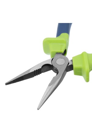 Длинногубцы прямые, 160 мм, двухкомпонентные рукоятки Сибртех