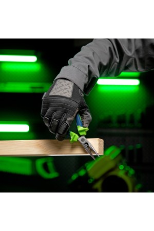 Длинногубцы прямые, 160 мм, двухкомпонентные рукоятки Сибртех