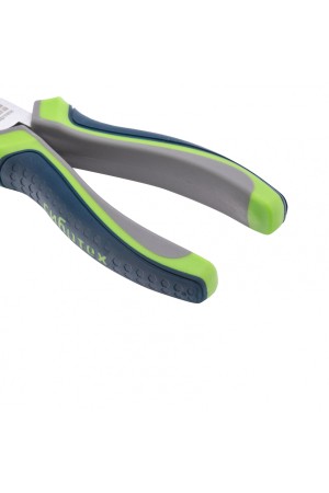 Длинногубцы прямые, 160 мм, трехкомпонентные рукоятки Сибртех