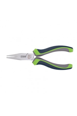 Длинногубцы прямые, 160 мм, трехкомпонентные рукоятки Сибртех