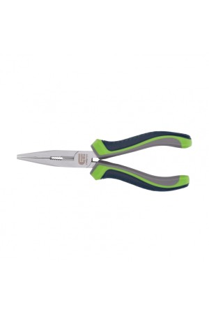 Длинногубцы прямые, 180 мм, трехкомпонентные рукоятки Сибртех