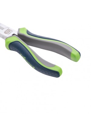 Длинногубцы прямые, 180 мм, трехкомпонентные рукоятки Сибртех