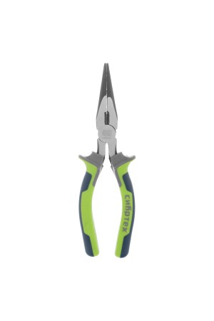 Длинногубцы прямые 180 мм, фосфатирование, трехкомпонентные рукоятки Сибртех