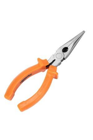 Длинногубцы прямые Classic, 160 мм, шлифованные, пластмассовые рукоятки Sparta