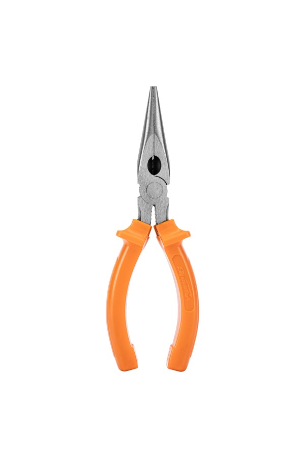 Длинногубцы прямые Classic, 160 мм, шлифованные, пластмассовые рукоятки Sparta