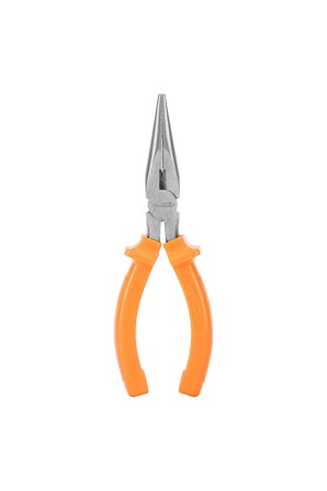 Длинногубцы прямые Classic, 160 мм, шлифованные, пластмассовые рукоятки Sparta