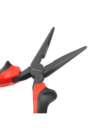 Длинногубцы прямые Black Nickel, 160 мм, двухкомпонентные рукоятки Matrix