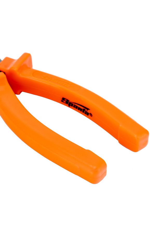 Длинногубцы прямые Classic, 180 мм, шлифованные, пластмассовые рукоятки Sparta