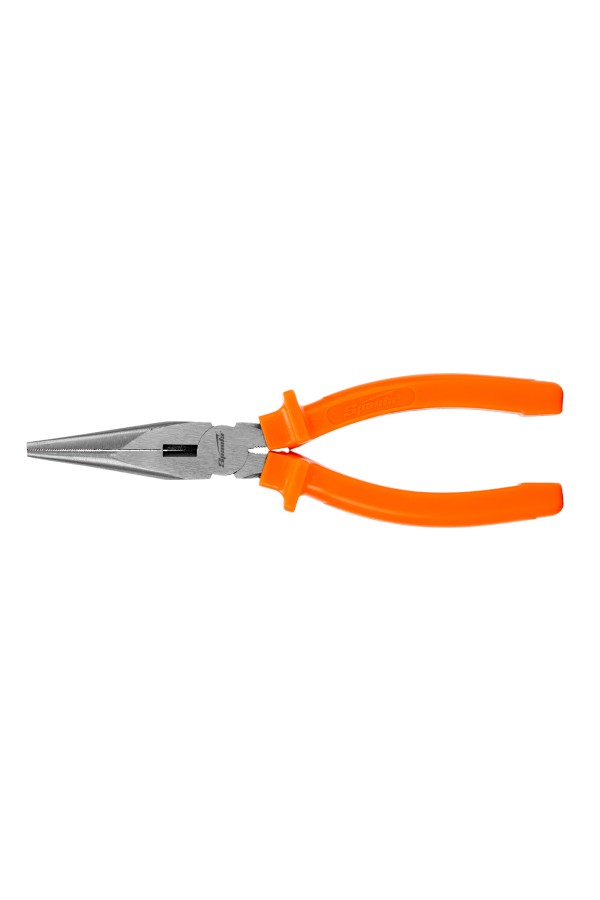 Длинногубцы прямые Classic, 180 мм, шлифованные, пластмассовые рукоятки Sparta