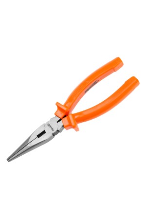 Длинногубцы прямые Classic, 180 мм, шлифованные, пластмассовые рукоятки Sparta