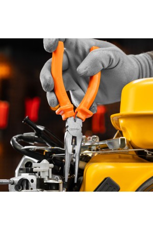 Длинногубцы прямые Classic, 180 мм, шлифованные, пластмассовые рукоятки Sparta