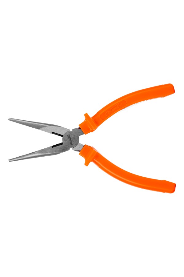 Длинногубцы прямые Classic, 180 мм, шлифованные, пластмассовые рукоятки Sparta
