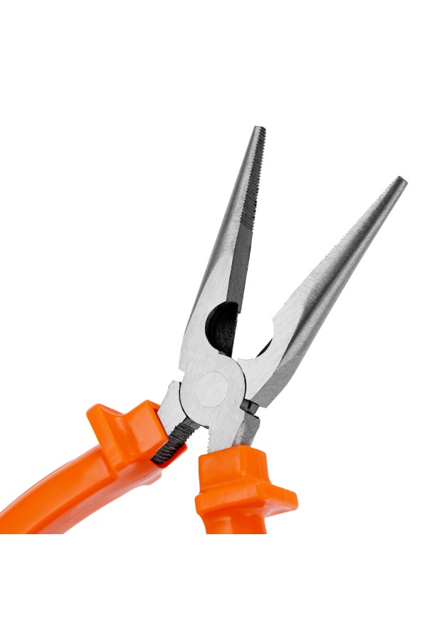 Длинногубцы прямые Classic, 180 мм, шлифованные, пластмассовые рукоятки Sparta