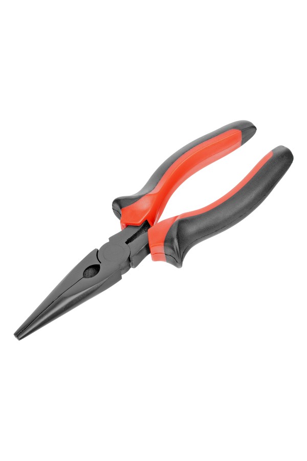 Длинногубцы прямые Black Nickel, 180 мм, двухкомпонентные рукоятки Matrix