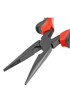 Длинногубцы прямые Black Nickel, 180 мм, двухкомпонентные рукоятки Matrix