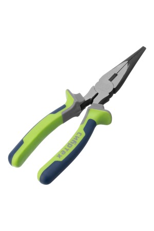 Длинногубцы прямые 200 мм, фосфатирование, трехкомпонентные рукоятки Сибртех