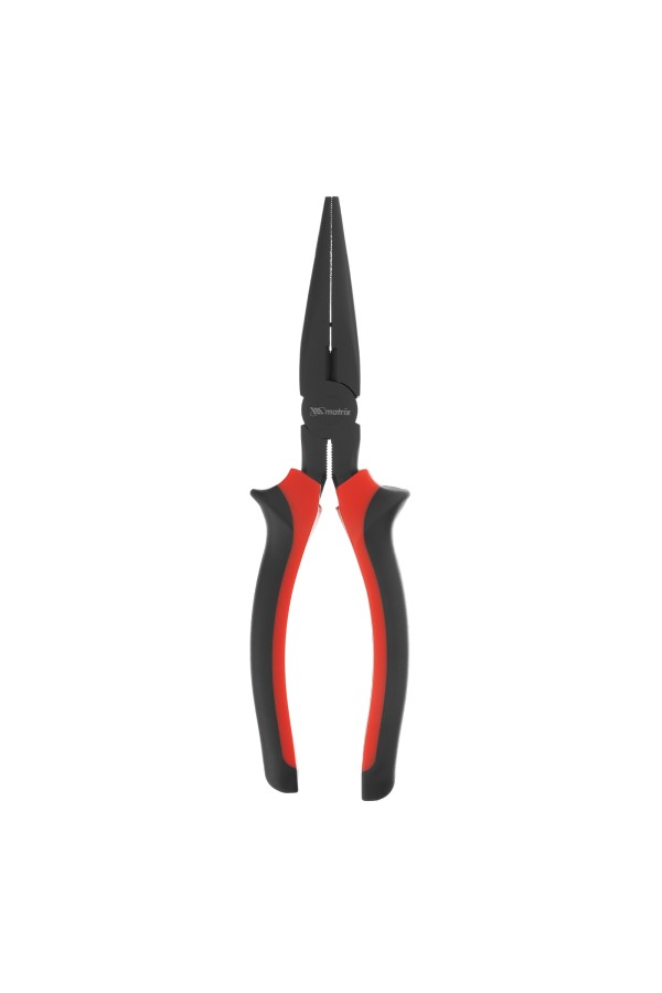 Длинногубцы прямые Black Nickel, 200 мм, двухкомпонентные рукоятки Matrix