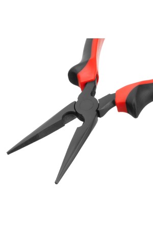 Длинногубцы прямые Black Nickel, 200 мм, двухкомпонентные рукоятки Matrix