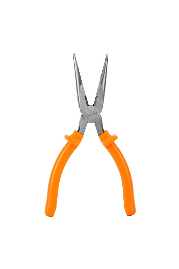 Длинногубцы прямые Classic, 200 мм, шлифованные, пластмассовые рукоятки Sparta