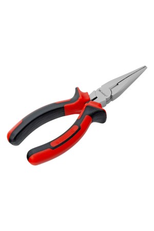 Длинногубцы прямые Nickel, 160 мм, никелированные, двухкомпонентные рукоятки Matrix