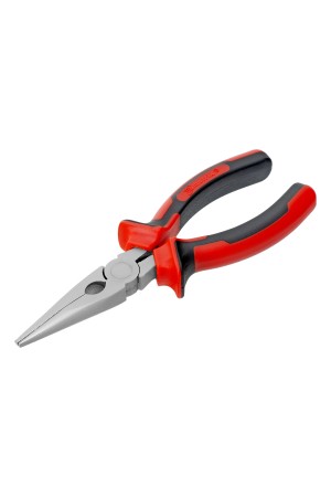 Длинногубцы прямые Nickel, 160 мм, никелированные, двухкомпонентные рукоятки Matrix