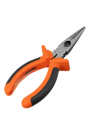 Длинногубцы прямые Comfort, 160 мм ,шлифованные, двухкомпонентные рукоятки Sparta