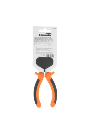 Длинногубцы прямые Comfort, 160 мм ,шлифованные, двухкомпонентные рукоятки Sparta