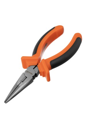 Длинногубцы прямые Comfort, 160 мм ,шлифованные, двухкомпонентные рукоятки Sparta