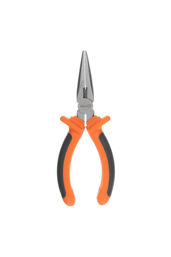 Длинногубцы прямые Comfort, 160 мм ,шлифованные, двухкомпонентные рукоятки Sparta