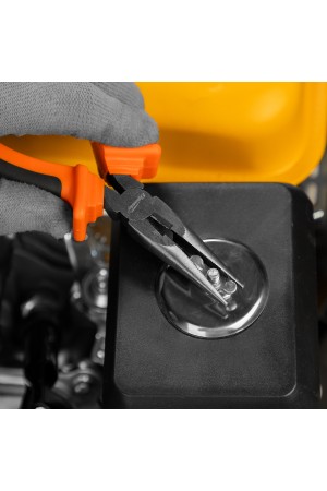 Длинногубцы прямые Comfort, 160 мм ,шлифованные, двухкомпонентные рукоятки Sparta