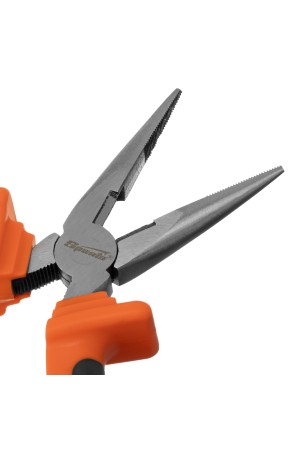 Длинногубцы прямые Comfort, 160 мм ,шлифованные, двухкомпонентные рукоятки Sparta