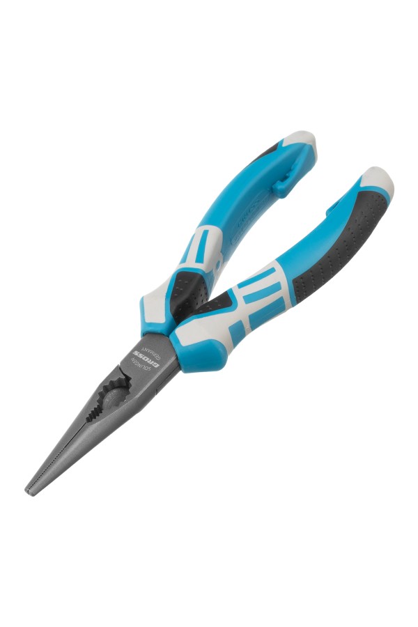 Длинногубцы прямые 170 мм, трехкомпонентные рукоятки Gross