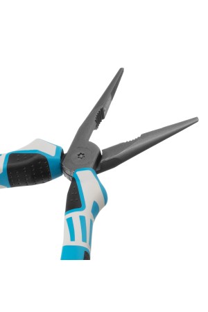 Длинногубцы прямые 170 мм, трехкомпонентные рукоятки Gross