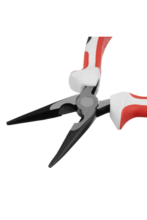 Длинногубцы прямые Premium, 160 мм, трехкомпонентные рукоятки Matrix