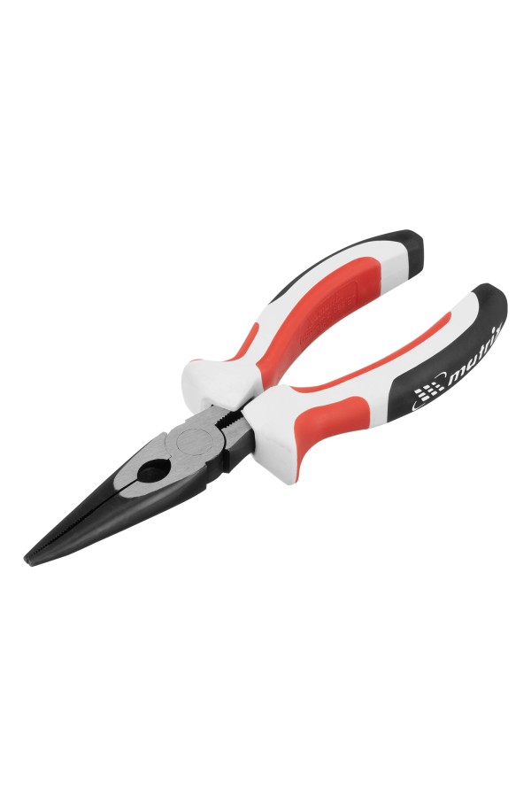 Длинногубцы прямые Premium, 160 мм, трехкомпонентные рукоятки Matrix