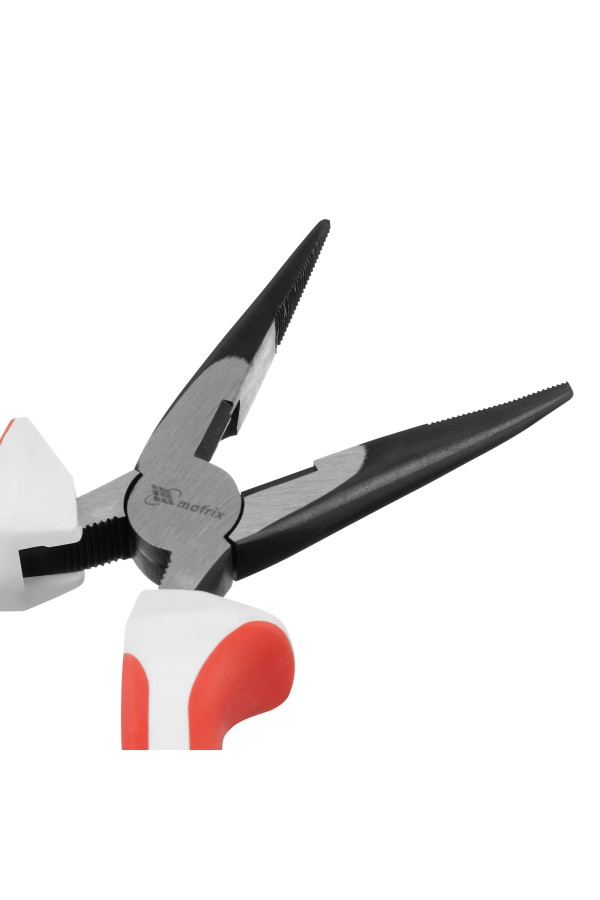 Длинногубцы прямые Premium, 160 мм, трехкомпонентные рукоятки Matrix