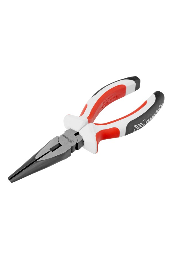 Длинногубцы прямые Premium, 180 мм, трехкомпонентные рукоятки Matrix