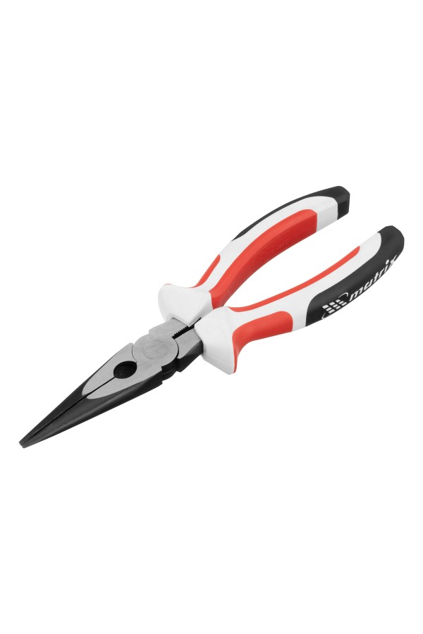 Длинногубцы прямые Premium, 200 мм, трехкомпонентные рукоятки Matrix