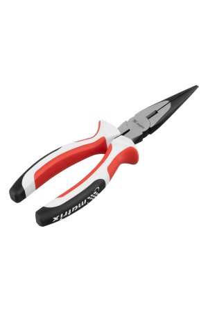 Длинногубцы прямые Premium, 200 мм, трехкомпонентные рукоятки Matrix