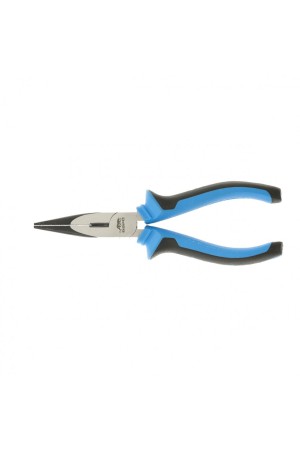 Длинногубцы прямые 160 мм, хром-ванадий, двухкомпонентные рукоятки Барс