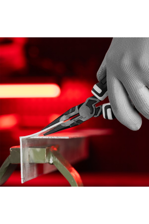 Длинногубцы прямые 165 мм, усиленная система, Pro Matrix