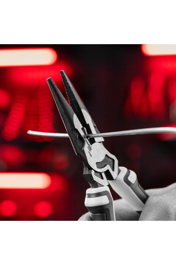 Длинногубцы прямые 205 мм, усиленная система, Pro Matrix
