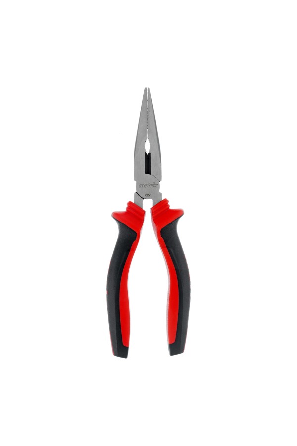 Длинногубцы прямые, 180 мм, хром-ванадий, двухкомпонентные рукоятки Matrix